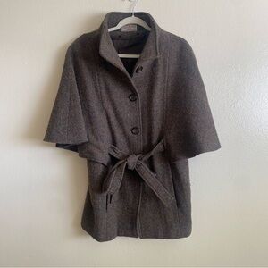 Harris Tweed cape coat